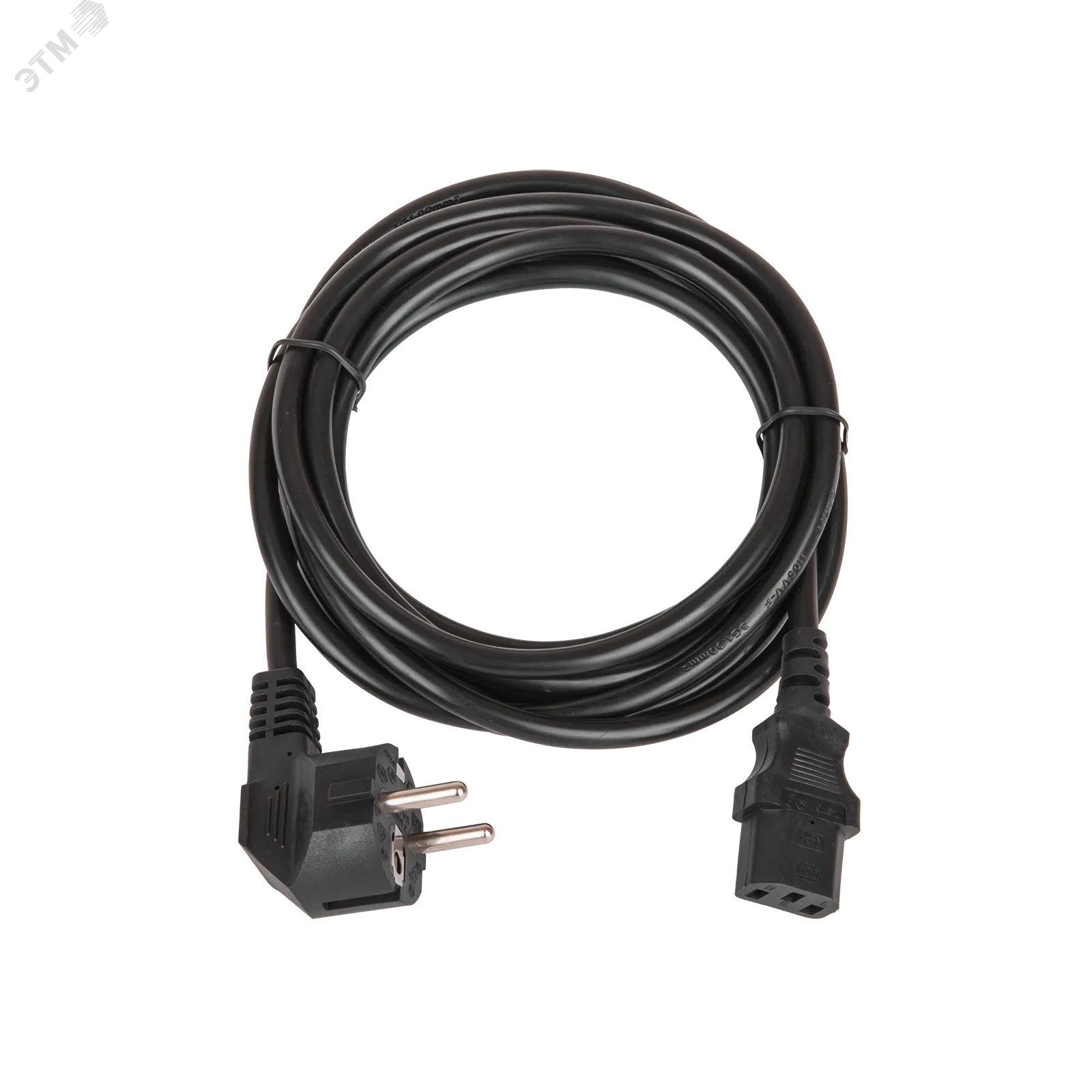 Кабель питания TLKSchuko CEE 7/7 - C13 3x0.75мм2 5 м 250В 6A черный