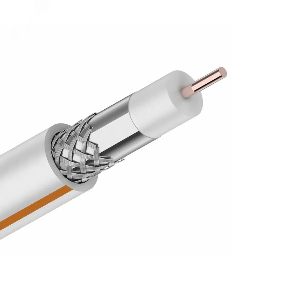 Кабель коаксиальный RG-6SAT-50M CADENA белый 48673