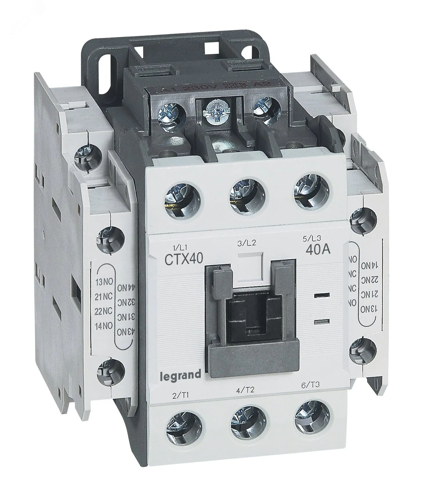 Контактор CTX3 40 3P 40A (AC-3) 2но2нз ~110В Legrand 416134