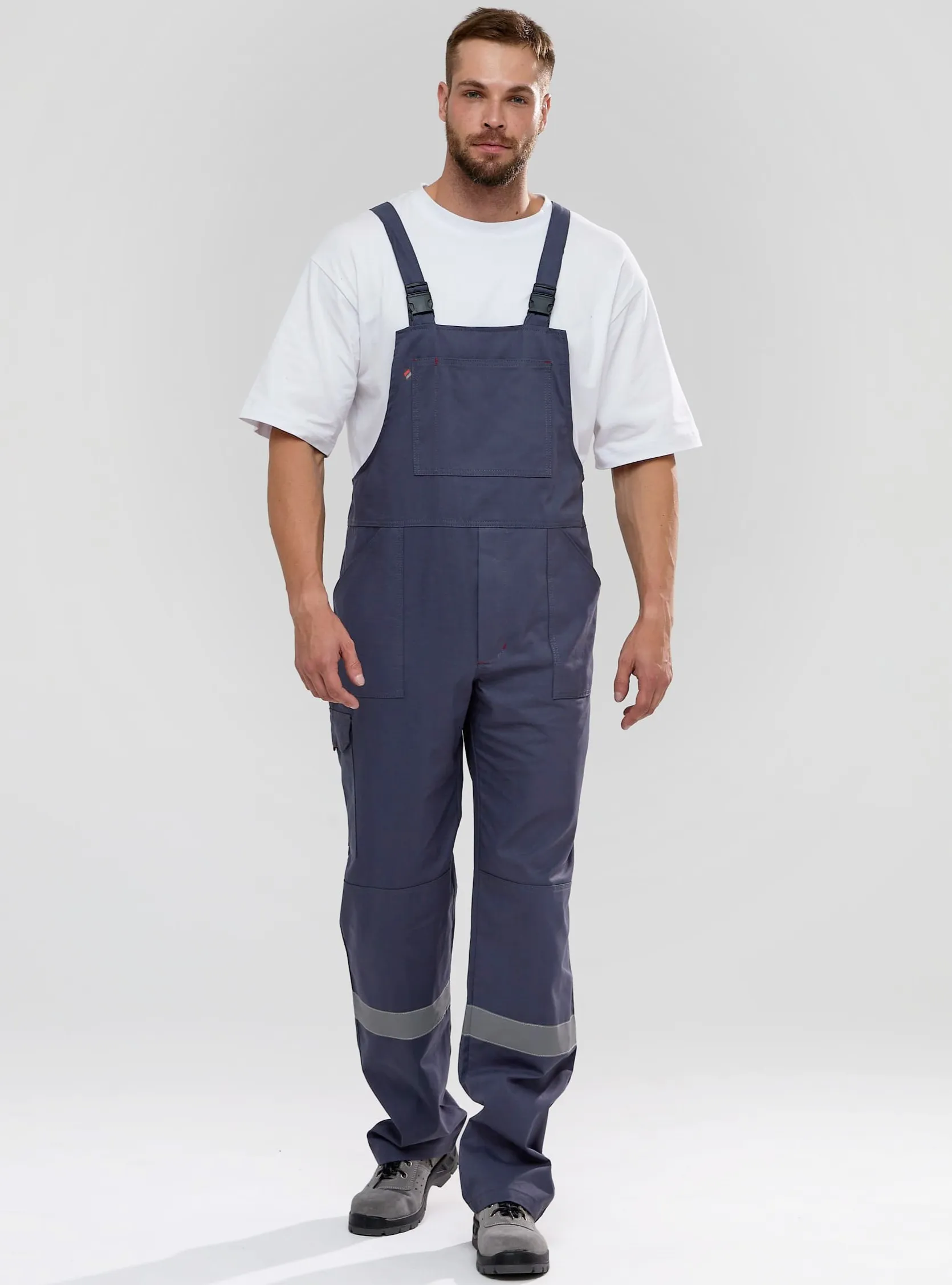Костюм Флагман-Фаворит-2 СОП IMP (тк.Саржа,250) п/к, т.серый/св.серый, р. 56-58/170-176