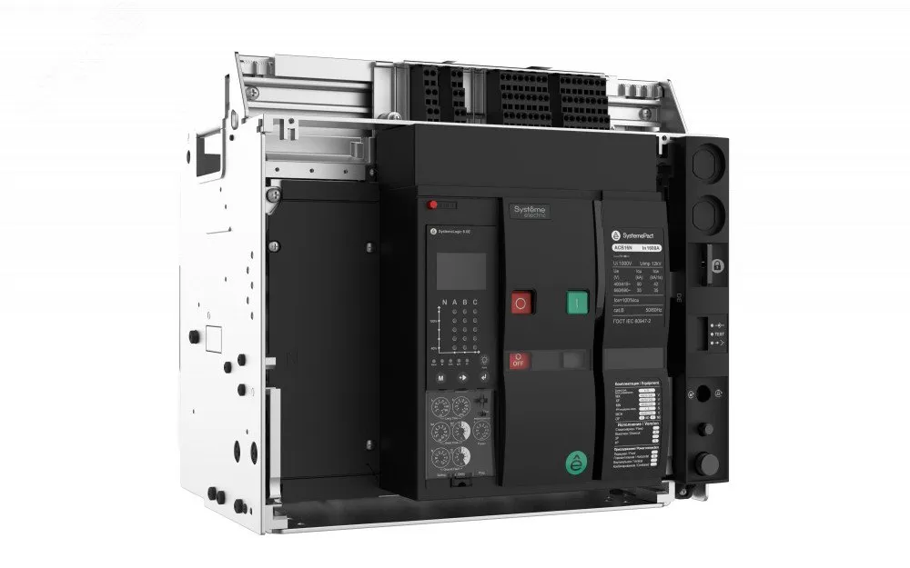 Воздушный автоматический выключатель SYSTEMEPACT ACB 12N 4P 6.0E СТАЦ,ГП MCH+MX+XF AC230V