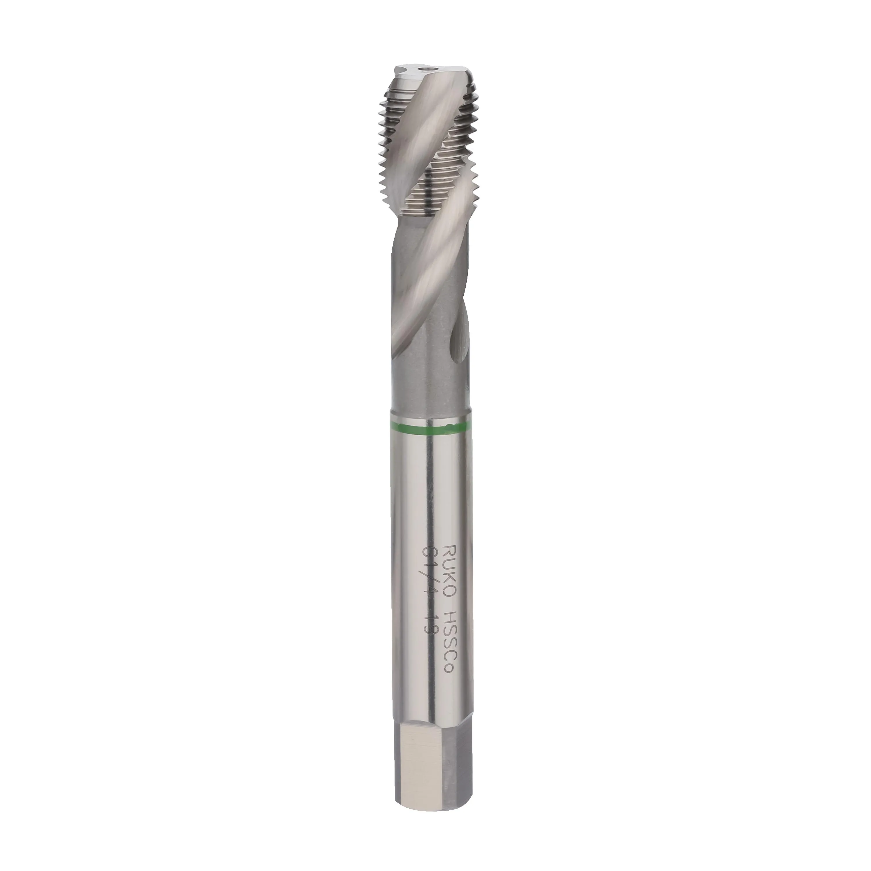 Метчик 1/4'' -19-G(BSP) (Машинный, спиральный) DIN5156 HSSE C/2-3P R35 100мм a=9,0