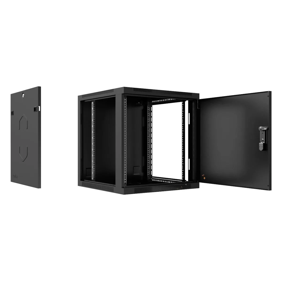 Cabeus SH-05F-12U60/35m-R-BK Шкаф телекоммуникационный настенный разобранный 19