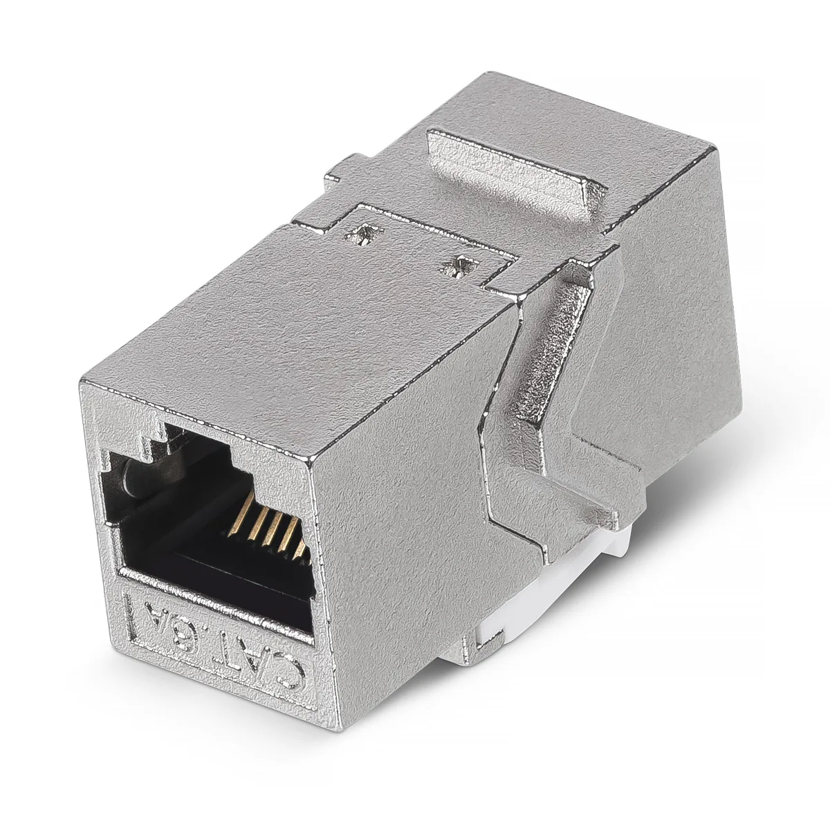 Адаптер проходной RJ45-RJ45 (8p8c), категория 6a, экранированный