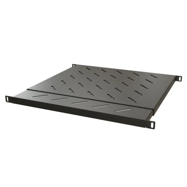 Полка 19 дюймов 0.5U Hyperline TSD3L-0.5U-405/700-RAL9005 черная