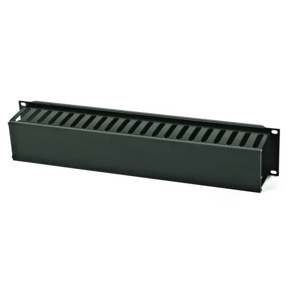 Кабельный органайзер горизонтальный Hyperline CM-2U-PL-COV