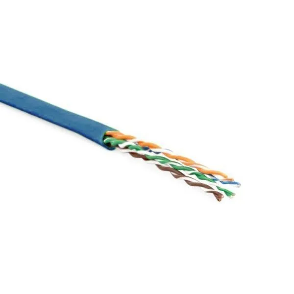 Витая пара кат.5у Hyperline UUTP4-C5E-P24-IN-LSZH-BL-100 4 пары синяя
