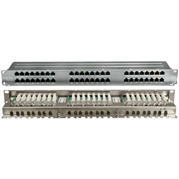 Hyperline PPHD-19-48-8P8C-C5E-SH-110D Патч-панель высокой плотности 19