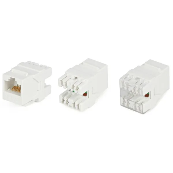 Модуль Keystone Hyperline KJ5-8P8C-C6-180-WH