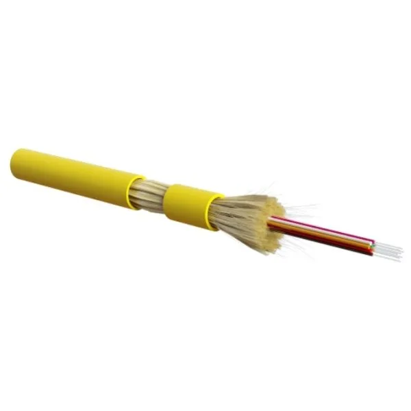 Оптоволоконный кабель Hyperline FO-DT-IN-9S-12-LSZH-YL