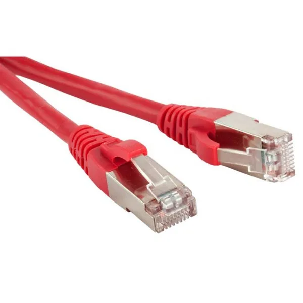 Патч-корд Hyperline PC-LPM-STP-RJ45-RJ45-C5e-3M-LSZH-RD Кат.5е 3 м красный
