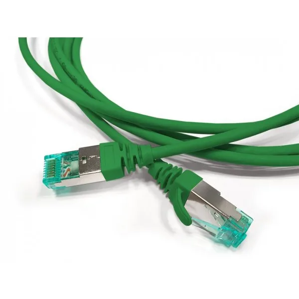 Hyperline PC-LPT-SFTP-RJ45-RJ45-C6a-1.5M-LSZH-GN Патч-корд S/FTP, экранированный, категория 6a (100% Fluke Component Tested), 30AWG, LSZH, 1.5 м, зеленый