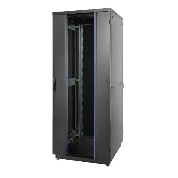 Шкаф телекоммуникационный напольный 19 дюймов Eurolan 60F-33-88-31BL