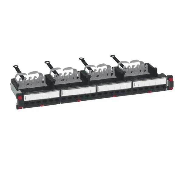 Патч-панель укомплектованная - 19дюйм - 1U - категория 5е - FTP - 24 x RJ 45 Legrand 033751