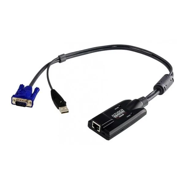 ATEN KA7170-AX Модуль удлинителя, SVGA+KBD+MOUSE USB, 50 метр., для подкл. комп. к перекл. KN2124v/2140v/4124v/4140v/2116A/2132/4116/4132 KM0532/0932/0032, макс.разреш. 1600х1200, RJ45+HD-DB15+USB A-тип, Female+2xMale, без Б.П., (DDC2B)