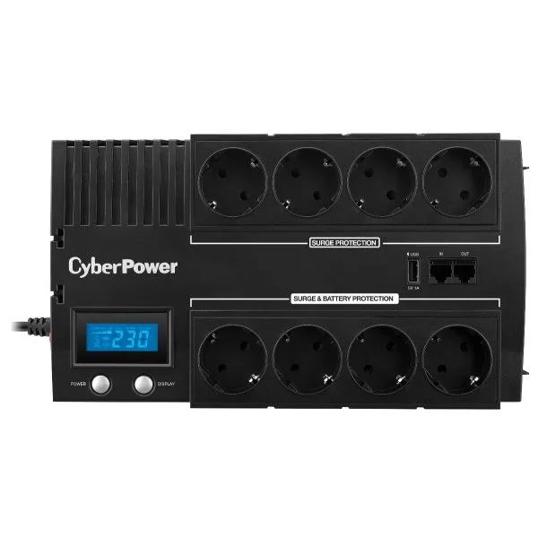 Источник бесперебойного питания CyberPower BRICS LCD BR1ELCD 1кВА 600Вт br1000elcd