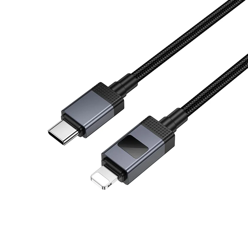 Type-C Lightning кабель с дисплеем Hoco X118