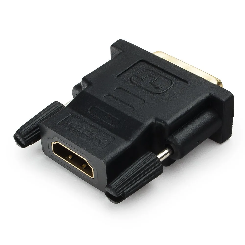 Переходник HDMI DVI Cablexpert A-HDMI-DVI-2, 19F/19M, золотые разъемы, пакет