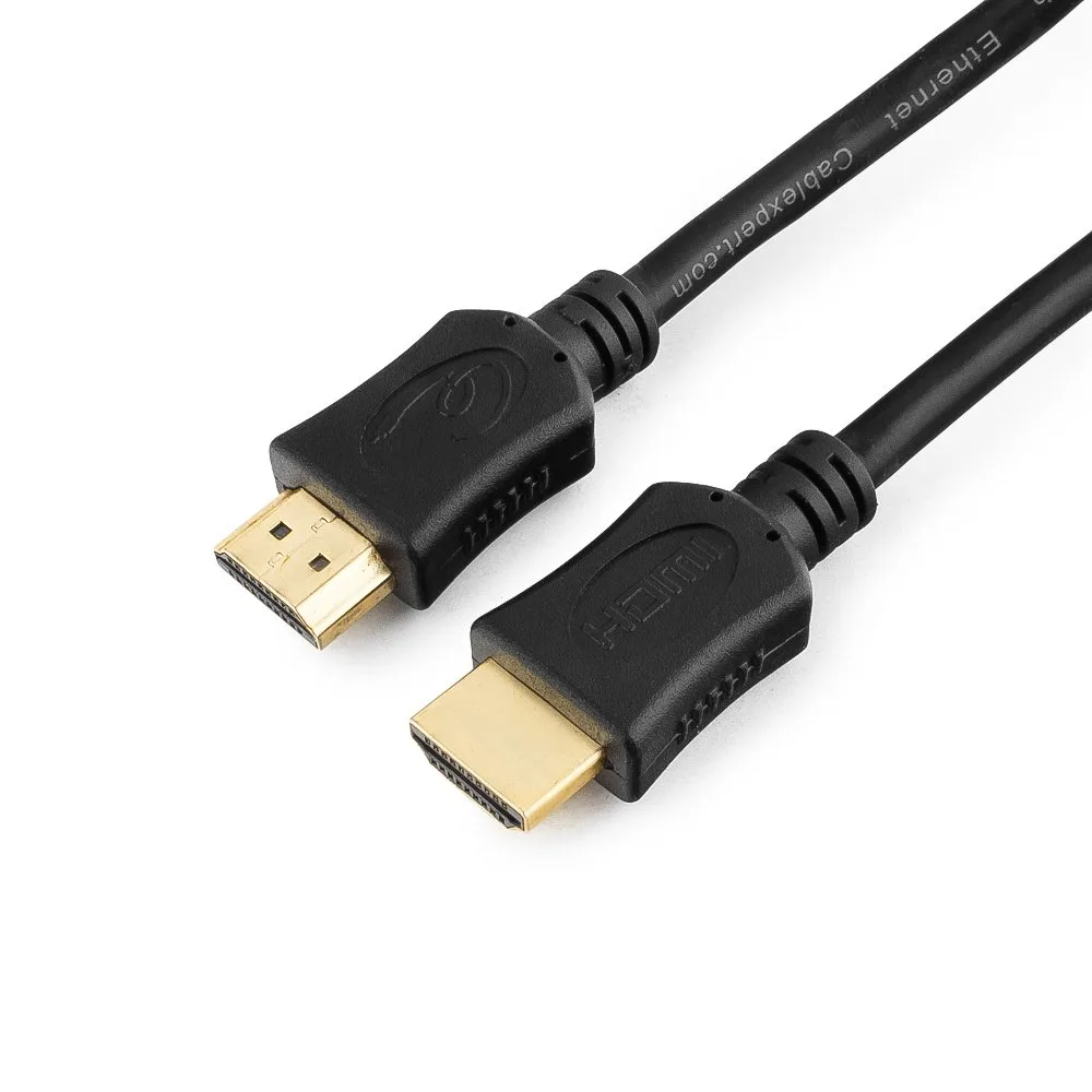 Кабель HDMI CC-HDMI4L-15, 4.5м, v1.4, серия Light, черный, позол.разъемы, экран, пакет