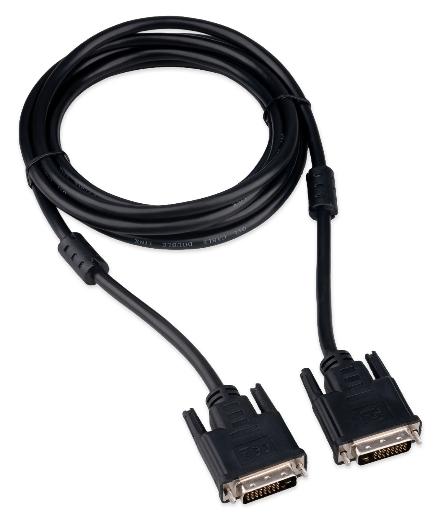 Кабель DVI-D dual link Cablexpert CC-DVI2L-BK-10, 25M/25M, 3.0м, CCS, черный, экран, феррит.кольца, пакет