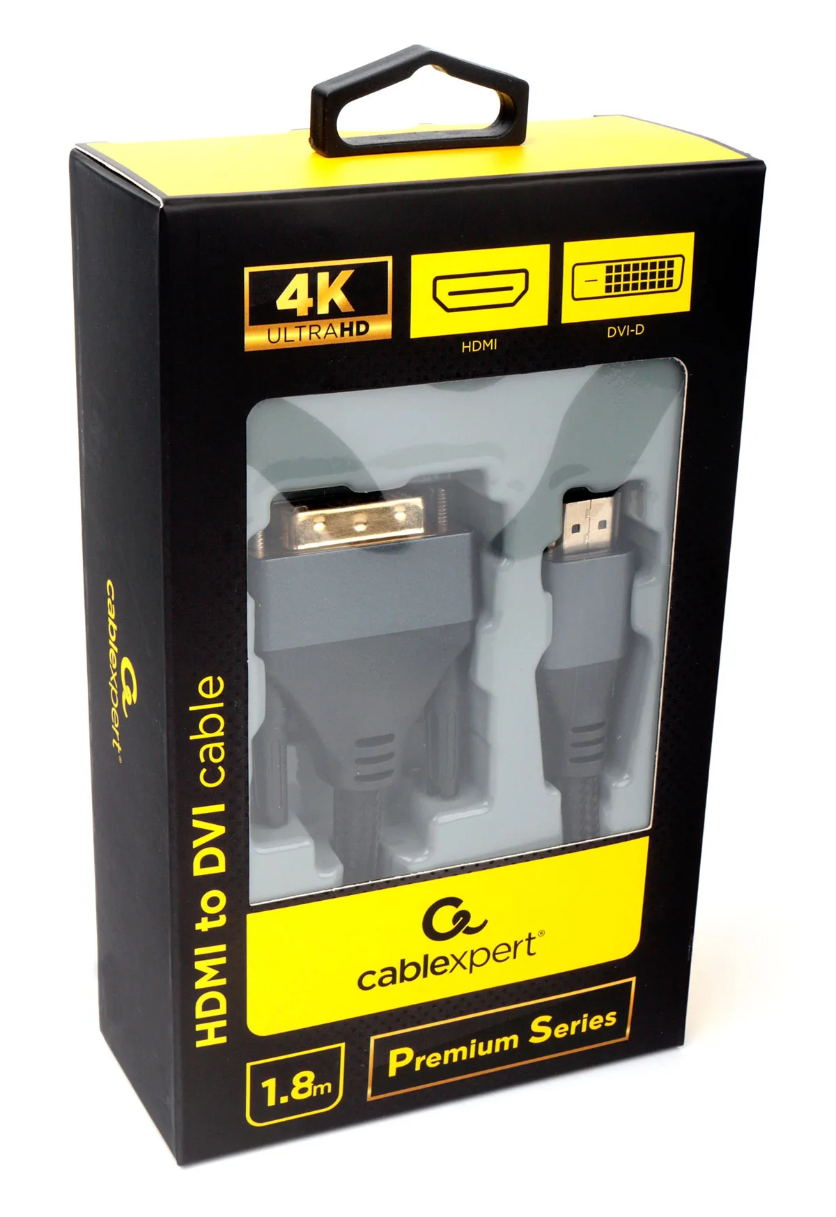 HDMI-DVI кабель Cablexpert CC-HDMI-DVI-4K-6