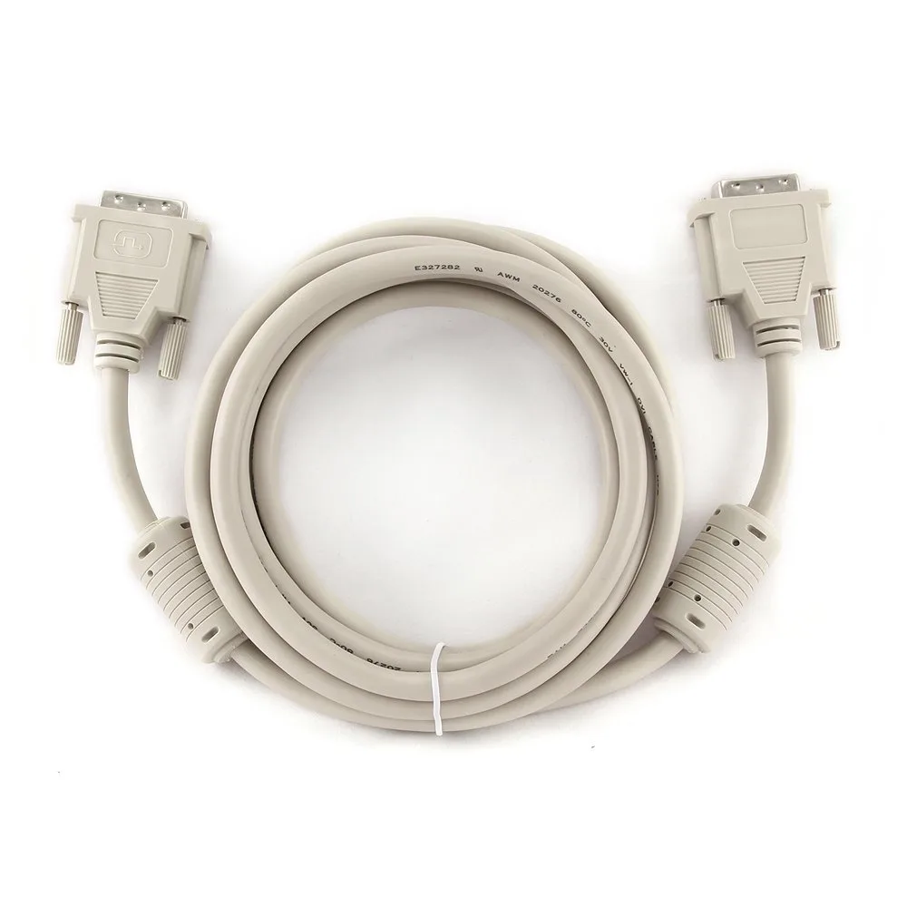 Кабель DVI-D dual link Cablexpert CC-DVI2-10, 25M/25M, 3.0м, экран, феррит.кольца, пакет