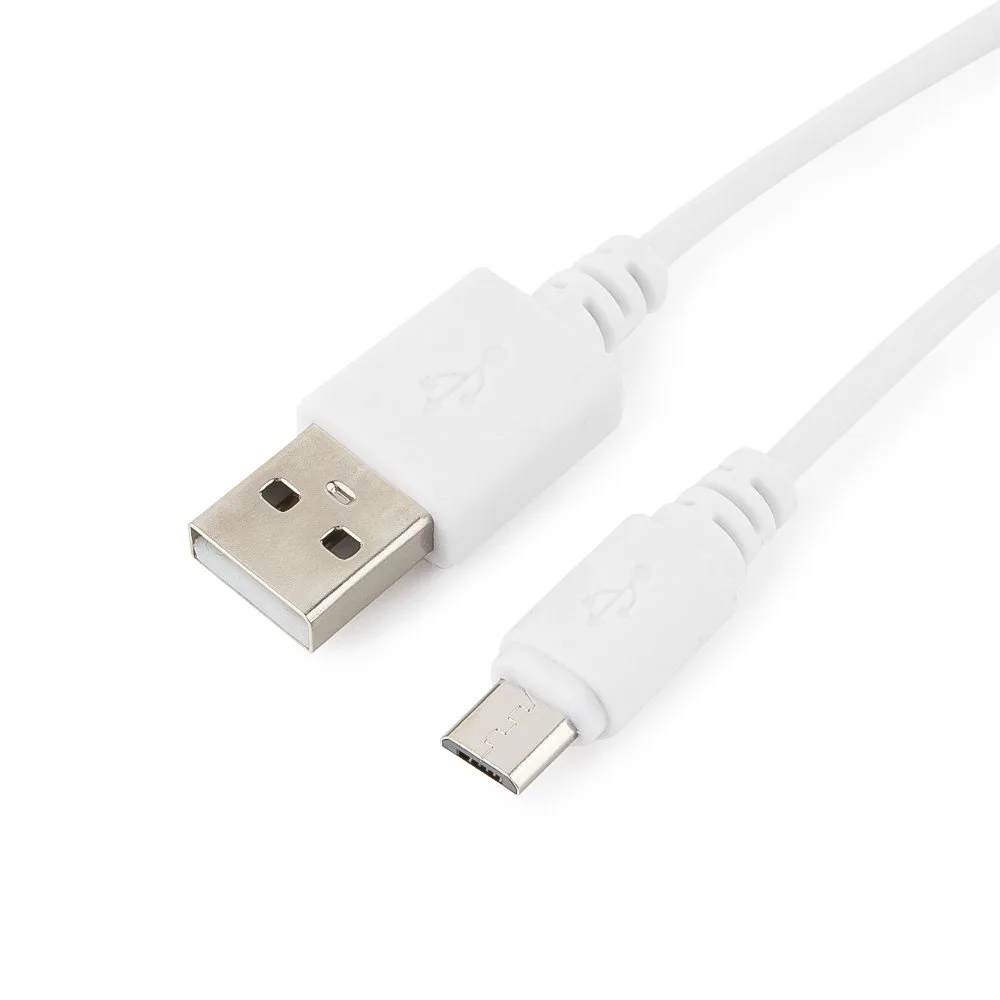 Кабель USB 2.0 Cablexpert CC-mUSB2-AMBM-6W, AM/microBM 5P, 1.8м, белый, пакет