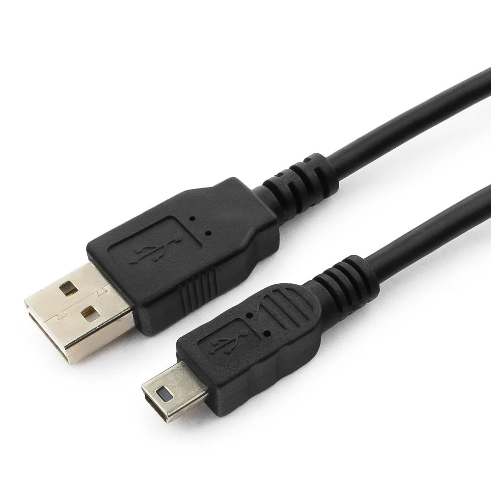 Кабель USB 2.0 Cablexpert CC-5PUSB2D-1M, мультиразъем USB, AM/miniB 5P, 1м, пакет