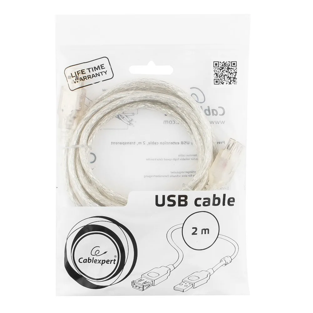 USB удлинитель Cablexpert CCF-USB2-AMAF-TR-2M