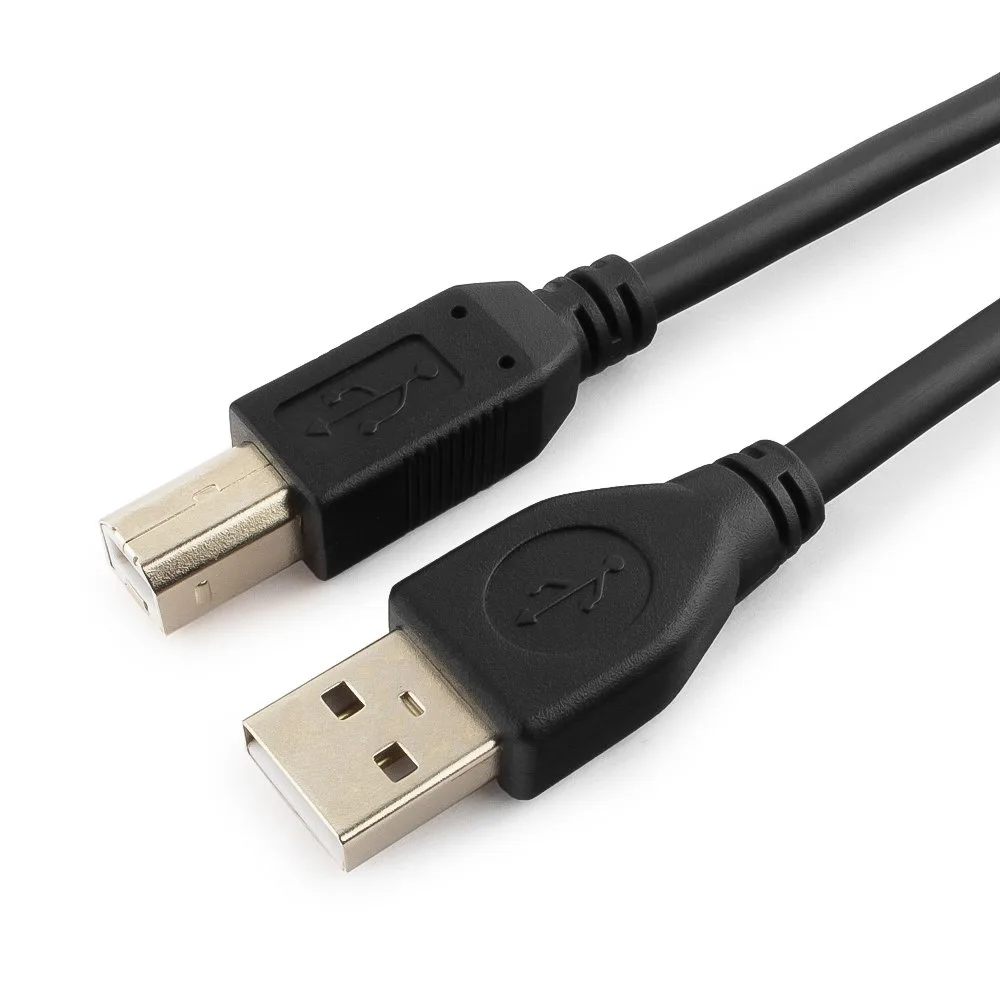 Кабель USB 2.0 Pro Cablexpert CCF2-USB2-AMBM-15, AM/BM, 4.5м, экран,2феррит.кольца, черный, пакет