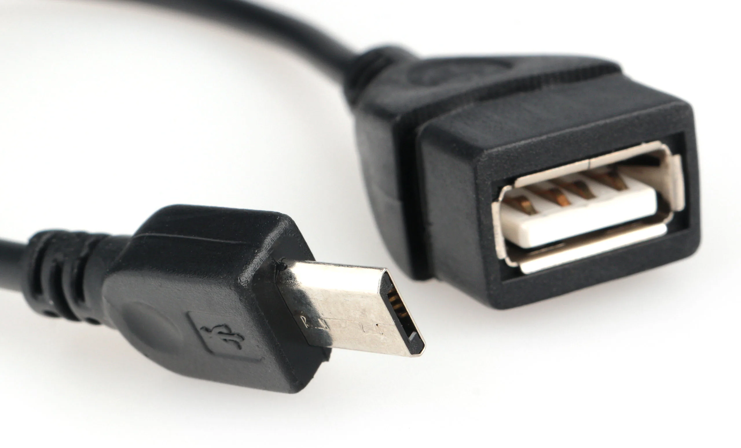Кабель USB 2.0 OTG Cablexpert A-OTG-AFBM-03 USBAF/MicroBM, 0.15м, удлиненный разъем micro USB - 9мм, пакет