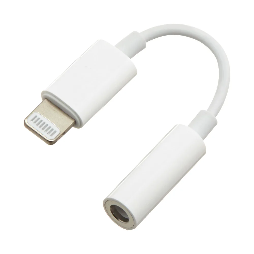 Переходник USB Cablexpert CCA-LM3.5F-01-W, Lightning/Jack3.5F, для передачи аудиосигнала, белый