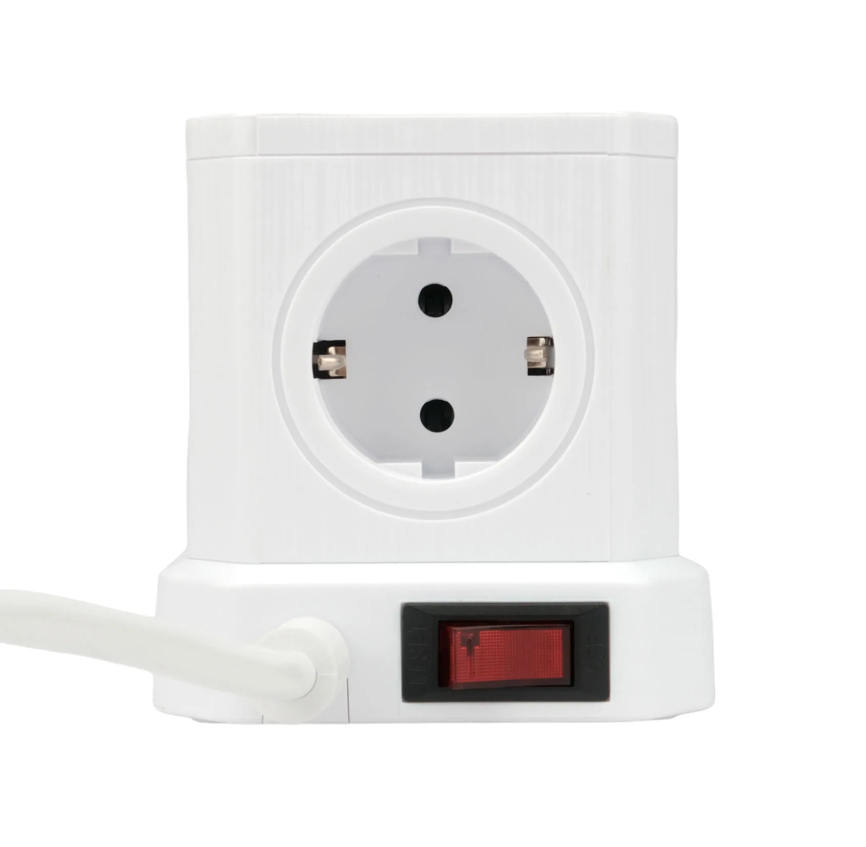Сетевой фильтр с USB Cablexpert Tower TWR-5-U4-W-2