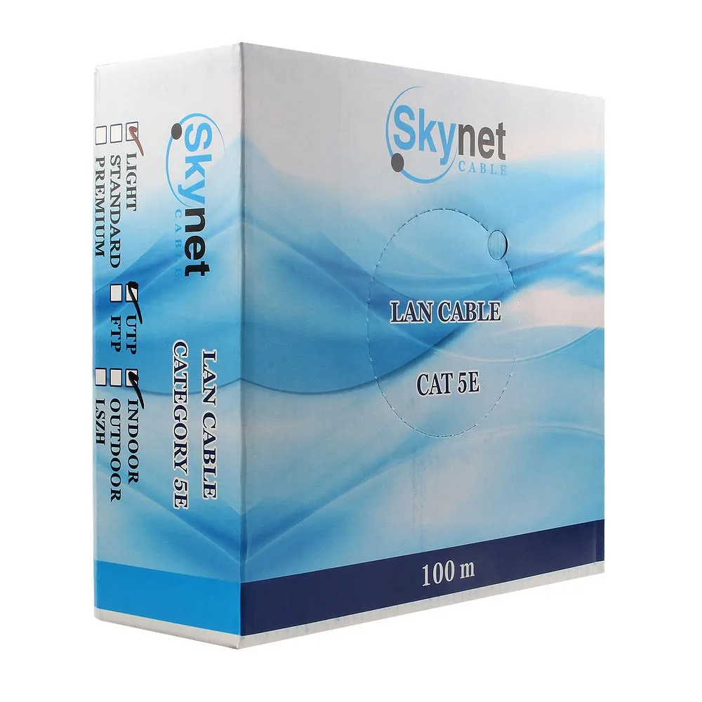 Кабель витая пара UTP кат.5e SkyNet CSL-UTP-4-CU/100
