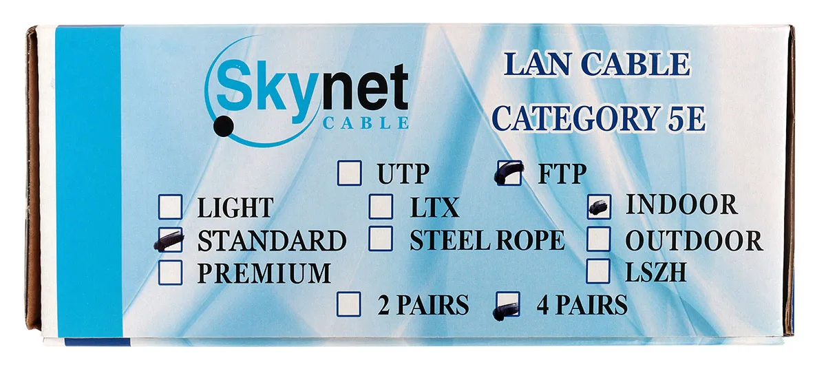 Кабель витая пара SkyNet Standart CSS-FTP-4-CU/100