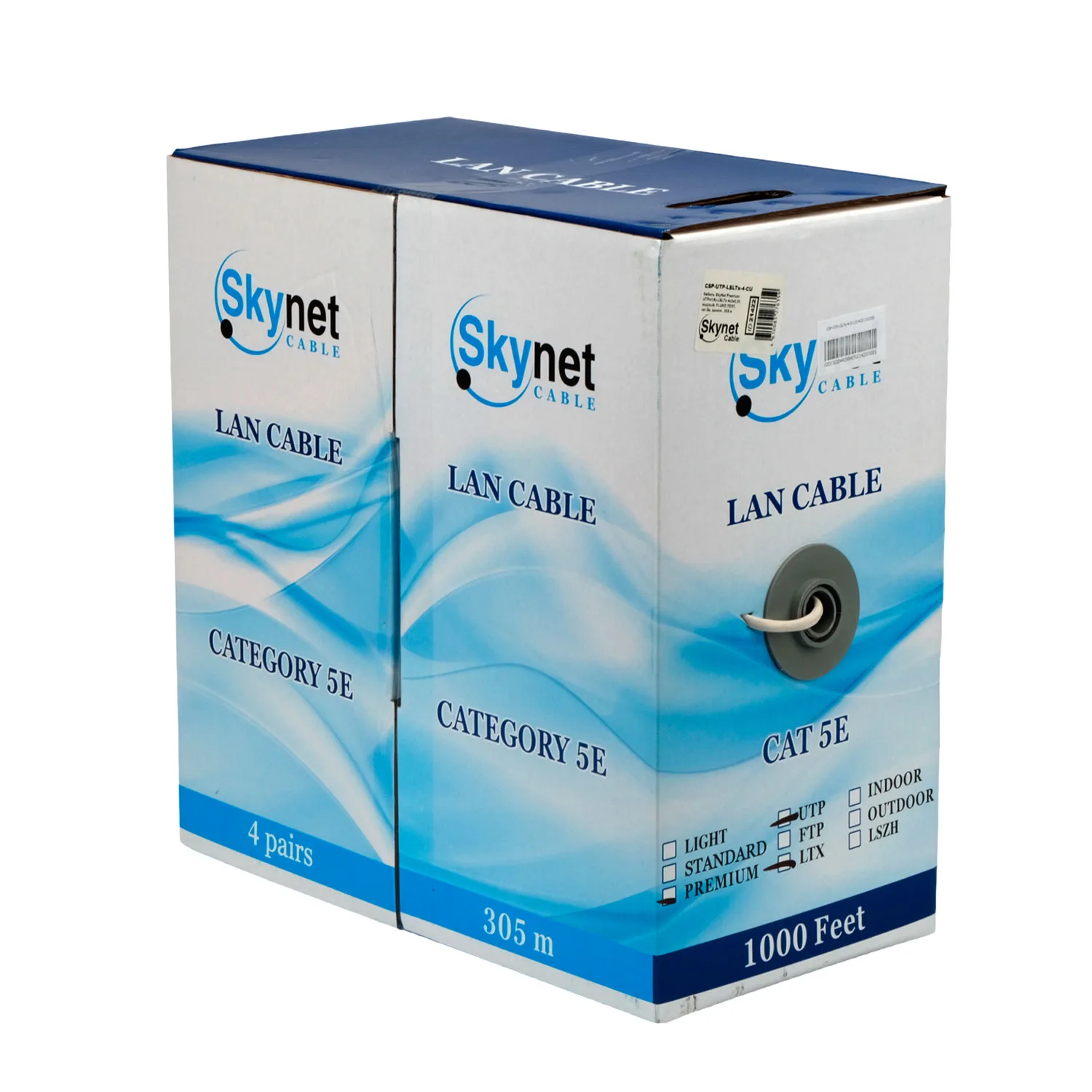 Кабель витая пара SkyNet Premium CSP-UTP-LSLTx-4-CU