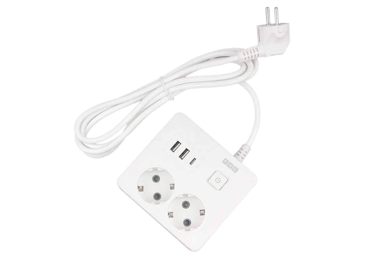 Сетевой удлинитель с USB КУБ PC-1-2M