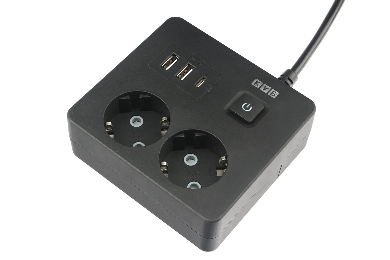Сетевой удлинитель с USB КУБ PC-1B-2M