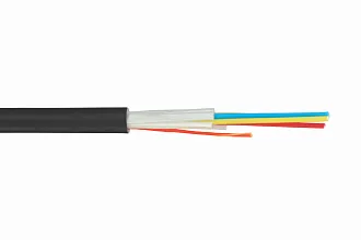 Кабель волоконно-оптический Eurolan Tight Buffer,&nbsp;&nbsp;8хОВ, OM2 50/125, LSZH (нг(A)-HFLTx), Ø 7мм, универсальный, небронированный, стекловолоконные нити с водоблокирующим эффектом, цвет: чёрный 39t-20-08-02bl