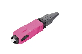 Коннектор Eurolan, SC/PC, Simplex, буфер волокна (мкм): 250, 900, пурпурный 37e-40-sc-02mg