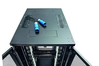Шкаф телекоммуникационный напольный 19 дюймов Eurolan 60F-22-88-34BL