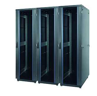 Шкаф телекоммуникационный напольный 19 дюймов Eurolan 60F-42-66-31BL