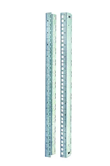 Направляющая Eurolan D9000, 19", 42U, 1916х600 мм (ВхШ), цвет: серый