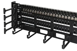 Организатор коммутационных шнуров Eurolan, 19", 4HU, 177х26х108,2 мм (ВхШхГ), вертикальный, для кабелей, цвет: чёрный 60a-18-04-16-09bl
