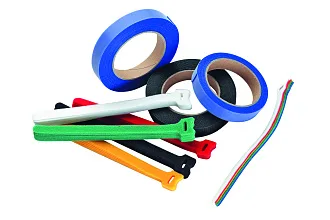 Лента липучая Eurolan Velcro, открывающаяся, 20 мм Ш, 5 000 мм Д, цвет: чёрный