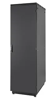Дверь (к шкафу) Eurolan S3000, 22U, 1035х587х23 мм (ВхШхГ), металл, цвет: чёрный 60b-22-60-31bl