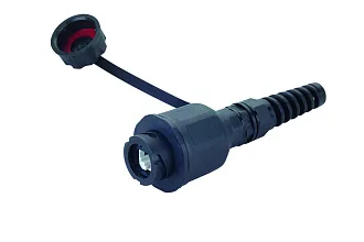 Модуль соединительный Eurolan, industrial, 1хRJ45, IDC 110, кат. 6, экр., цвет: чёрный, на кабель, с крышкой, (16C-F6-67BL)