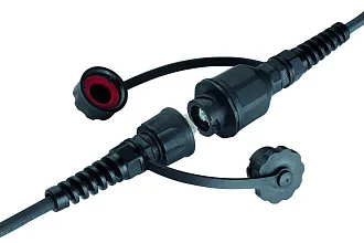 Шнур коммутационный Eurolan, кат. 6, экр., F/UTP, RJ45 5м, нг(А)-LS, чёрный, промышленный, (21R-F6-05BL)