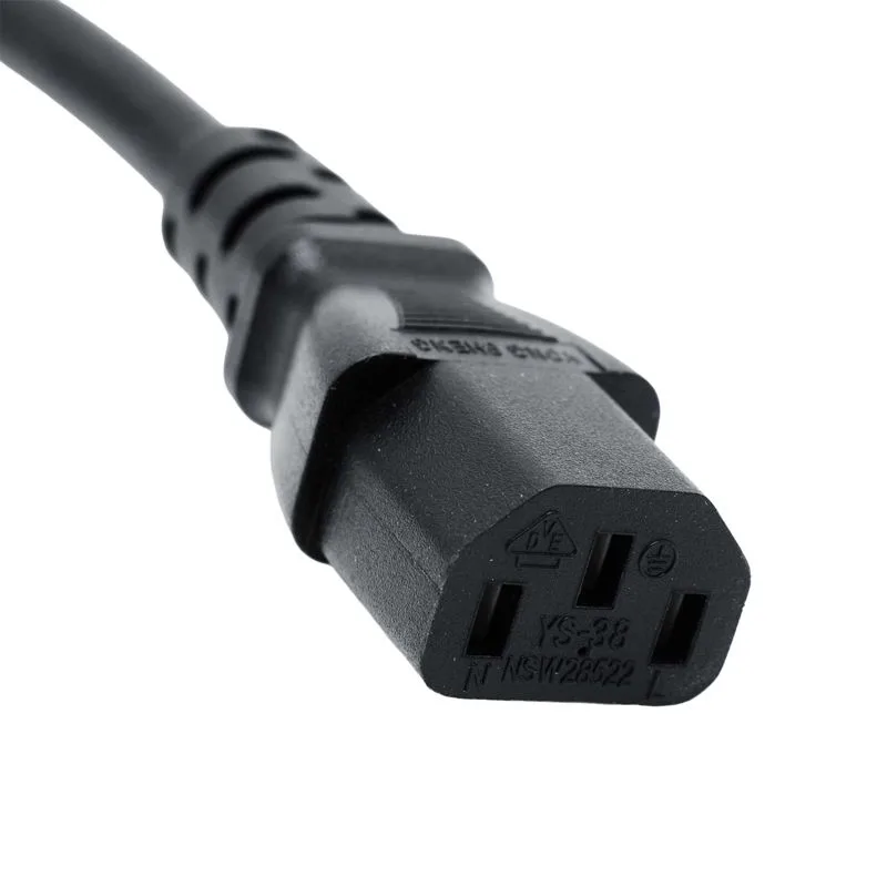 Кабель питания IEC320 C13 - IEC320 C14 1.0 м сечение 3х1.5кв.мм DKC R5CORD3410