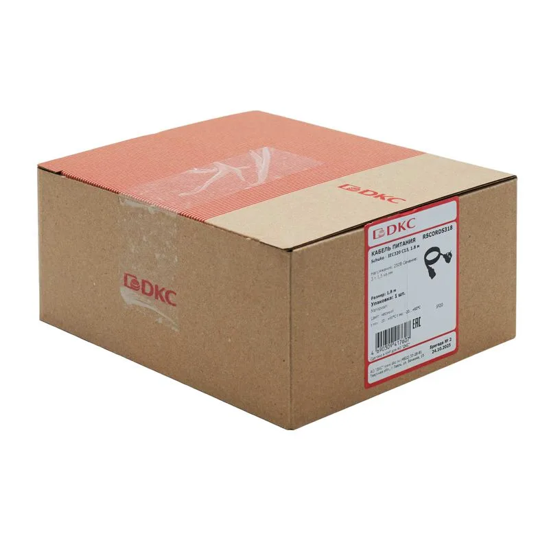 Кабель питания Sсhuko - IEC320 C13 1.8 м сечение 3х1.5кв.мм DKC R5CORDS318